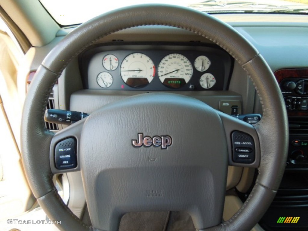 2003 Grand Cherokee Limited - Light Pewter Metallic / Taupe photo #16