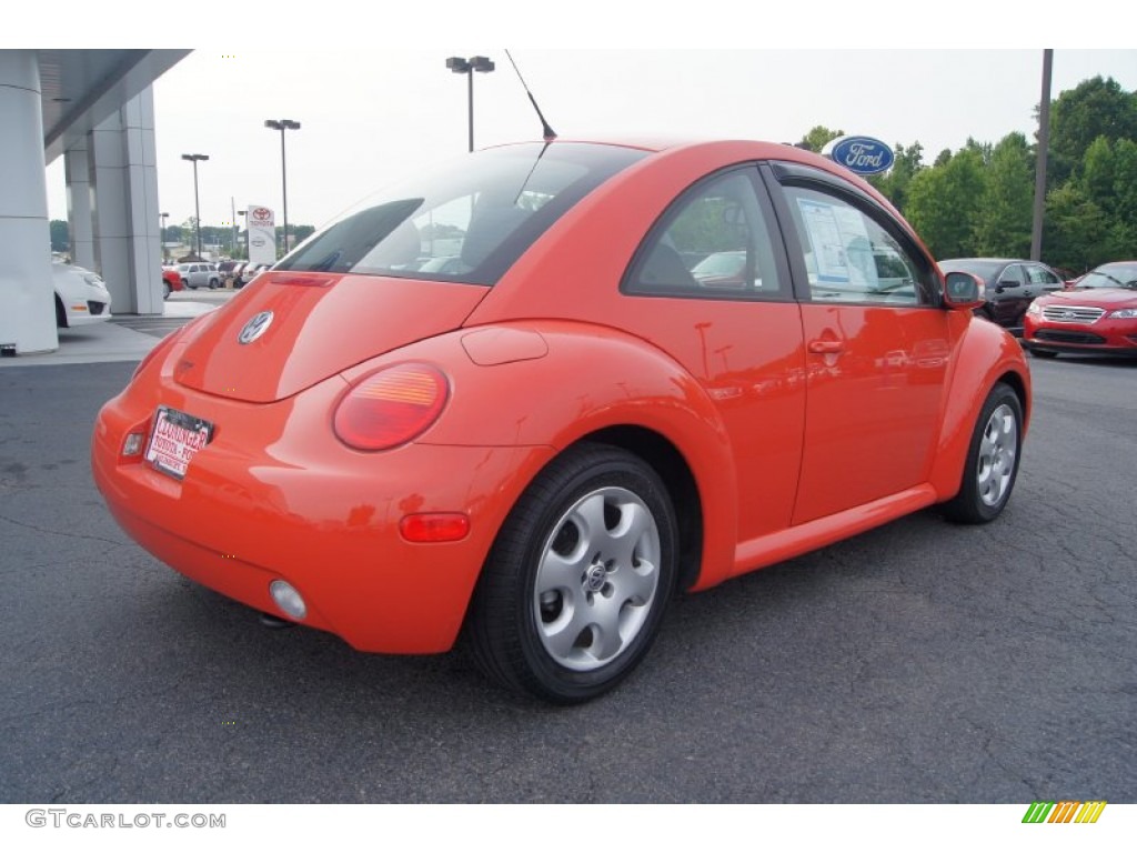 2003 New Beetle GLS Coupe - Sundown Orange / Black photo #3