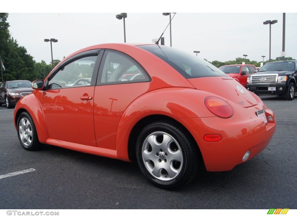 2003 New Beetle GLS Coupe - Sundown Orange / Black photo #32