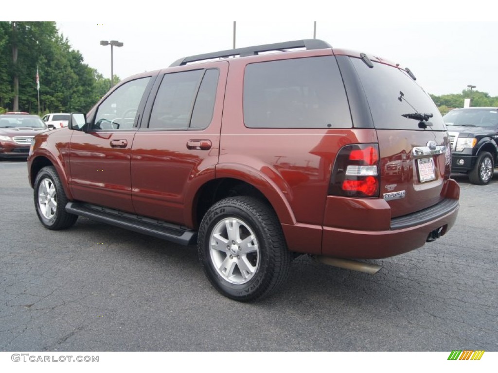 Dark Copper Metallic 2009 Ford Explorer XLT Exterior Photo #67634730