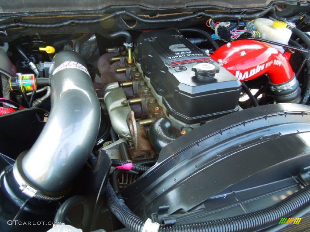 2007 Dodge Ram 3500 SLT Quad Cab 4x4 5.9 Liter OHV 24-Valve Turbo Diesel Inline 6 Cylinder Engine Photo #67634790