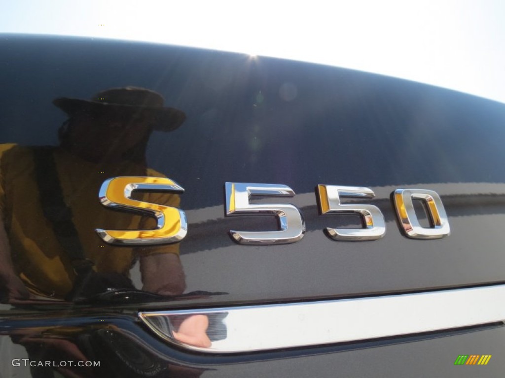 2008 S 550 Sedan - Black / Black photo #4
