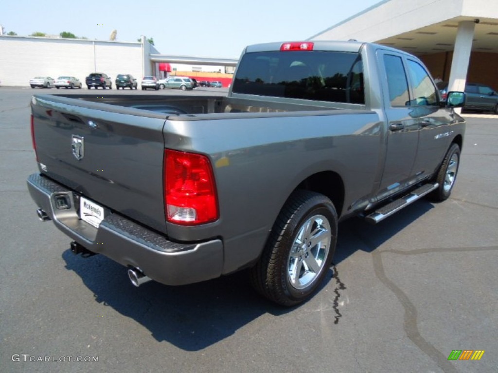 2012 Ram 1500 Express Quad Cab - Mineral Gray Metallic / Dark Slate Gray/Medium Graystone photo #6