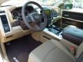 Light Pebble Beige/Bark Brown Prime Interior Photo for 2012 Dodge Ram 1500 #67635606