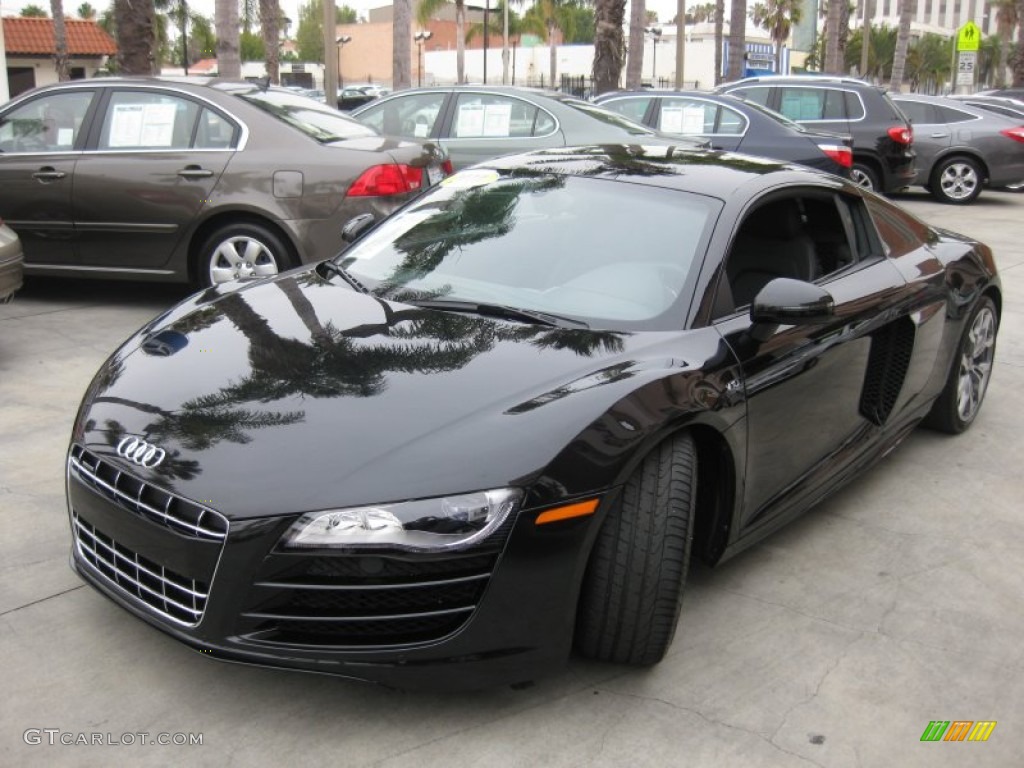 Phantom Black Pearl Effect 2010 Audi R8 5.2 FSI quattro Exterior Photo #67636121