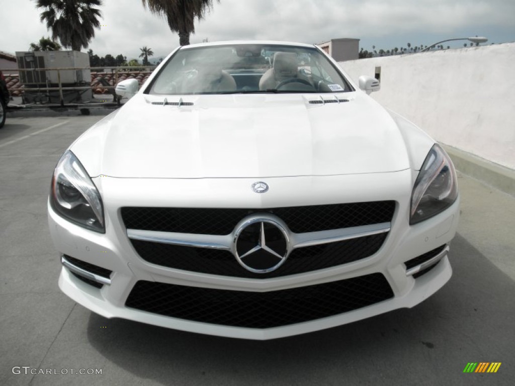 Diamond White Metallic 2013 Mercedes-Benz SL 550 Roadster Exterior Photo #67636743