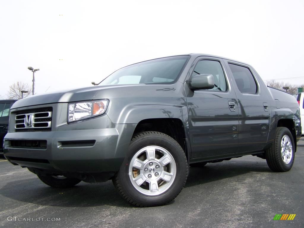 2008 Ridgeline RTS - Nimbus Gray Metallic / Gray photo #1