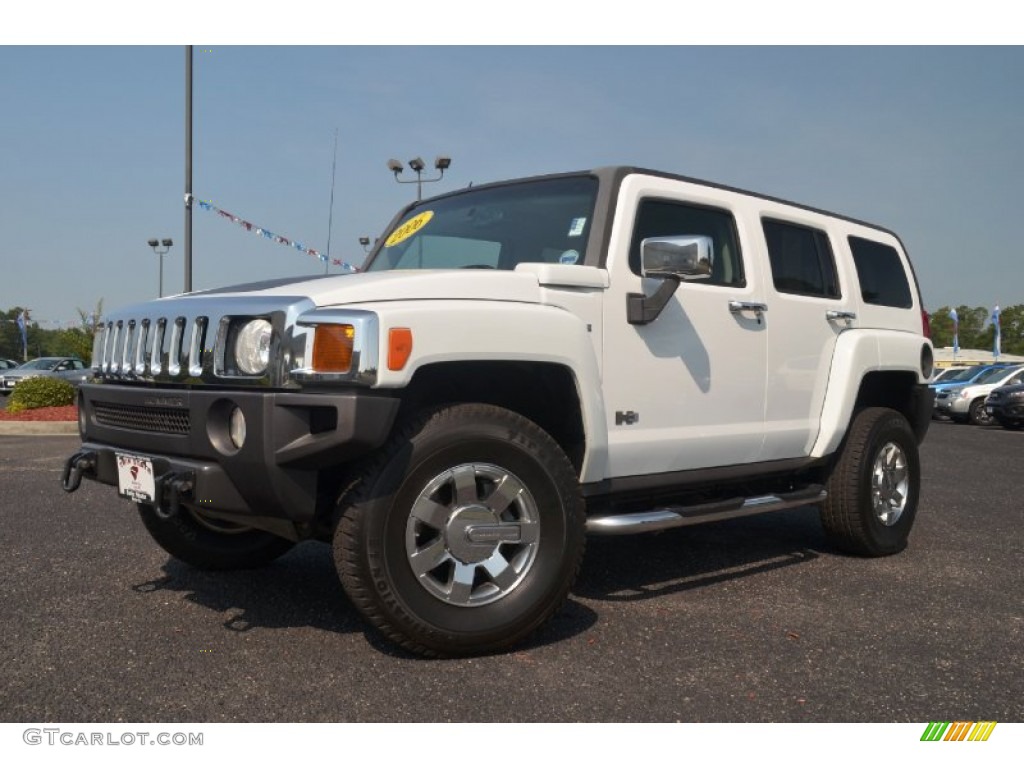 Birch White 2006 Hummer H3 Standard H3 Model Exterior Photo #67639566