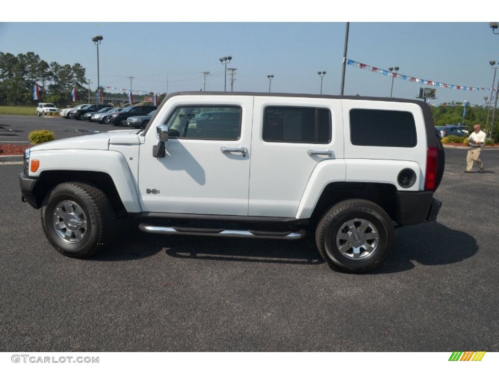 Birch White 2006 Hummer H3 Standard H3 Model Exterior Photo #67639587