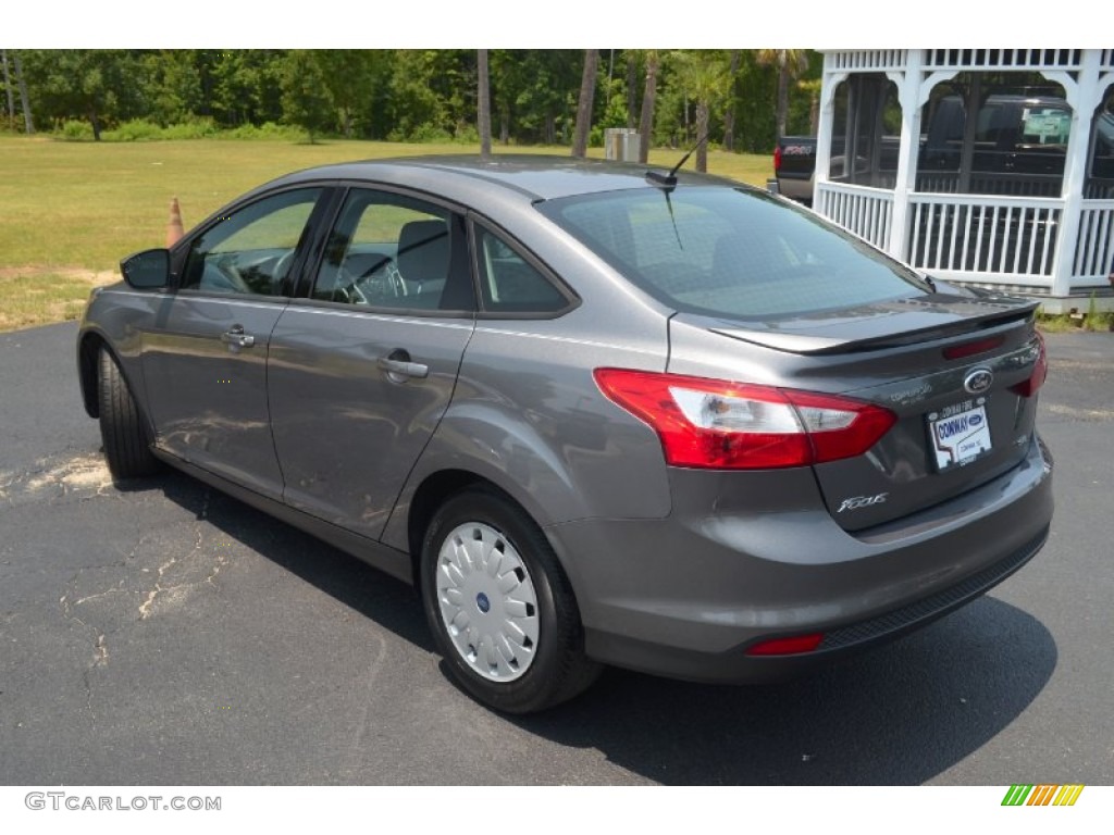 2012 Focus SE SFE Sedan - Sterling Grey Metallic / Charcoal Black photo #7