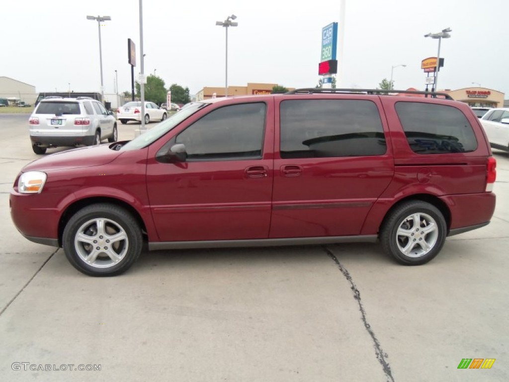 2005 Uplander LS - Sport Red Metallic / Medium Gray photo #6