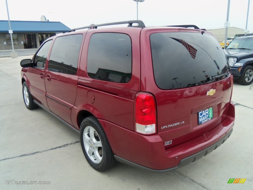 2005 Uplander LS - Sport Red Metallic / Medium Gray photo #24