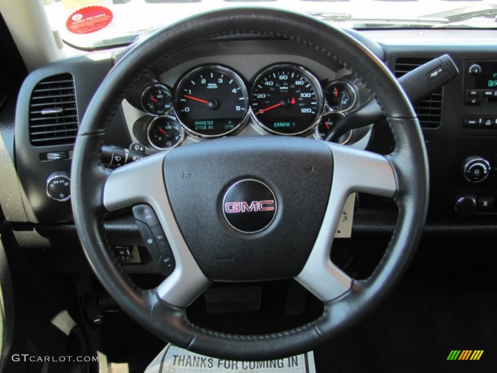 2010 Sierra 2500HD SLE Crew Cab 4x4 - Midnight Blue Metallic / Ebony photo #11