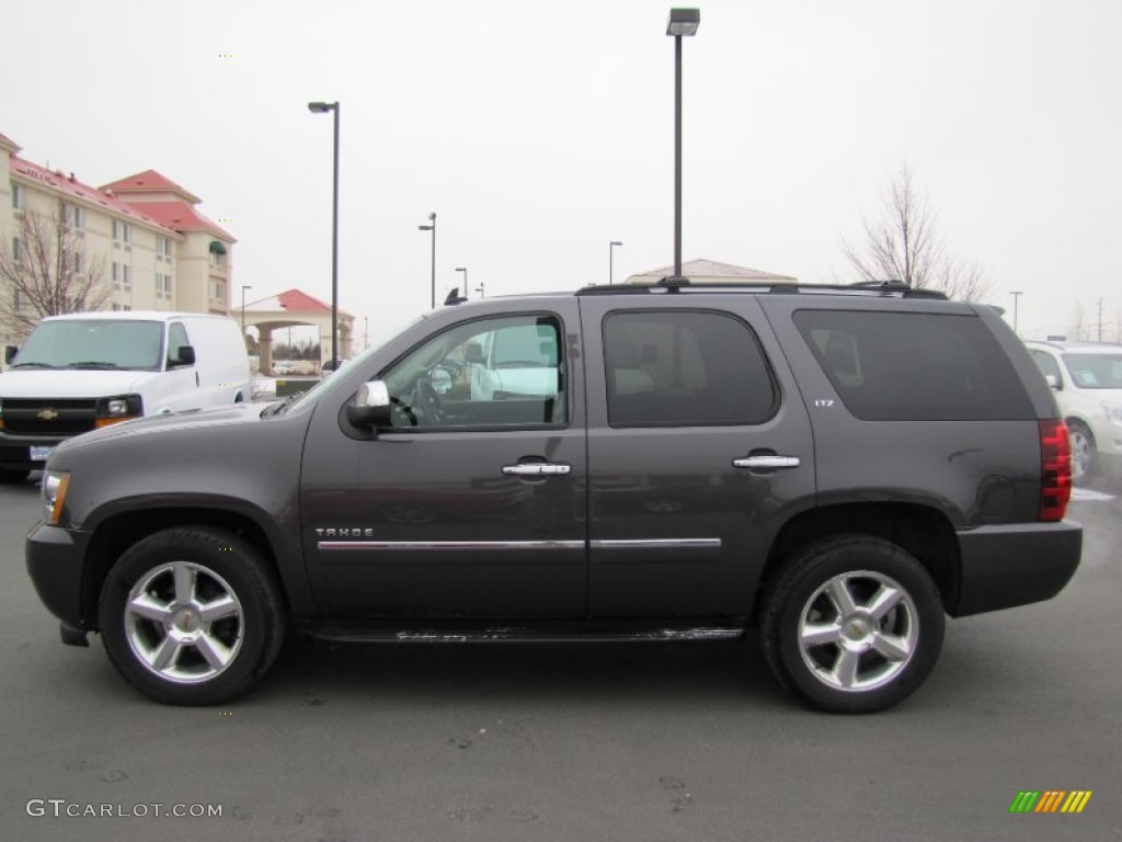 2011 Tahoe LTZ 4x4 - Taupe Gray Metallic / Ebony photo #4