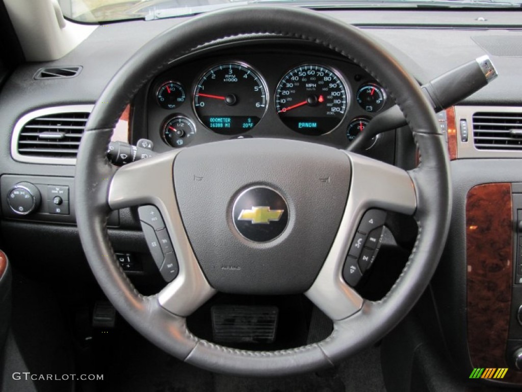 2011 Tahoe LTZ 4x4 - Taupe Gray Metallic / Ebony photo #11
