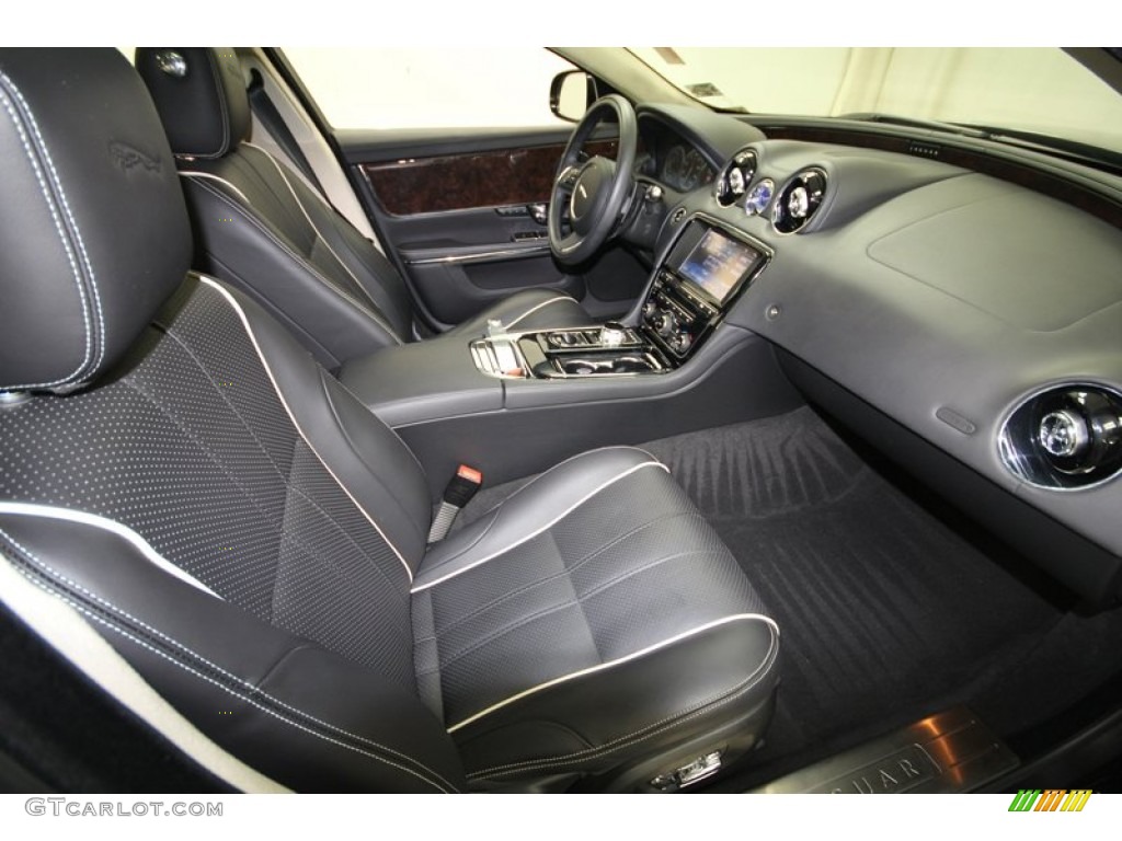 Jet Black/Ivory Interior 2011 Jaguar XJ XJL Photo #67643517
