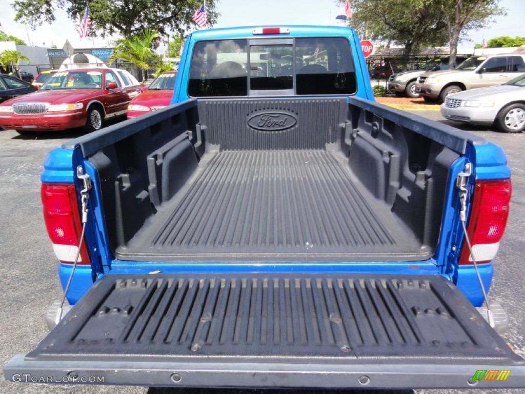 2000 Ranger XLT SuperCab - Bright Atlantic Blue Metallic / Medium Graphite photo #5