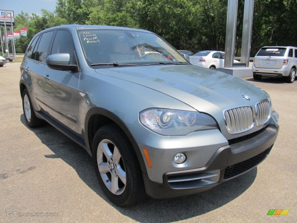 2010 X5 xDrive35d - Mineral Green Metallic / Sand Beige photo #5