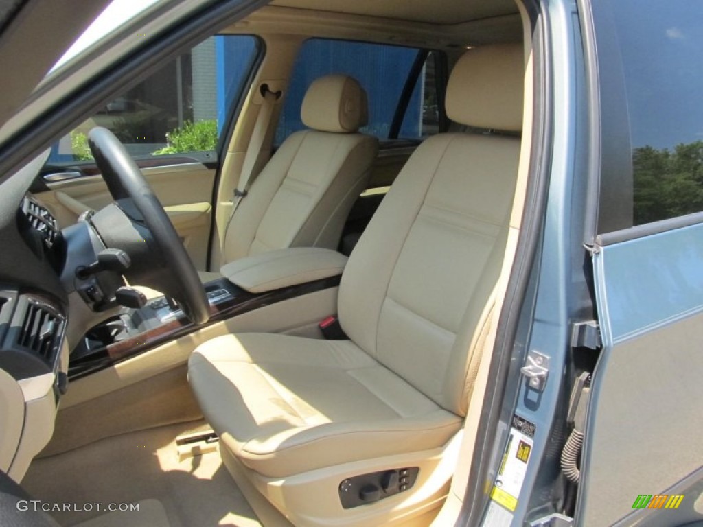 2010 X5 xDrive35d - Mineral Green Metallic / Sand Beige photo #9