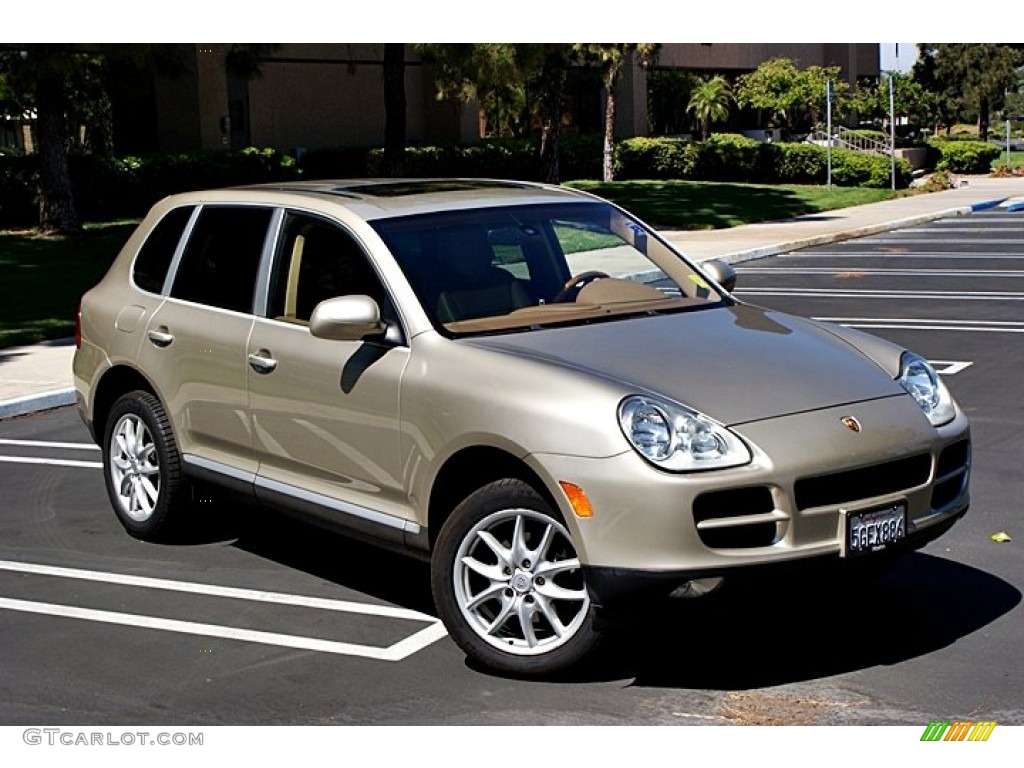 2004 Cayenne Tiptronic - Prosecco Metallic / Havanna/Sand Beige photo #2