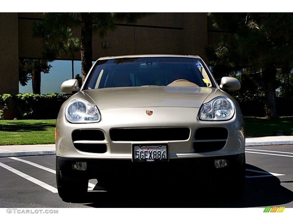 2004 Cayenne Tiptronic - Prosecco Metallic / Havanna/Sand Beige photo #3