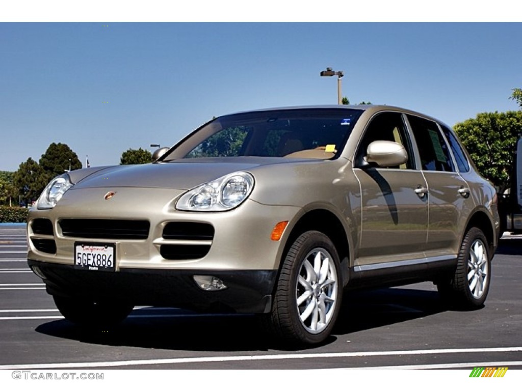 2004 Cayenne Tiptronic - Prosecco Metallic / Havanna/Sand Beige photo #11