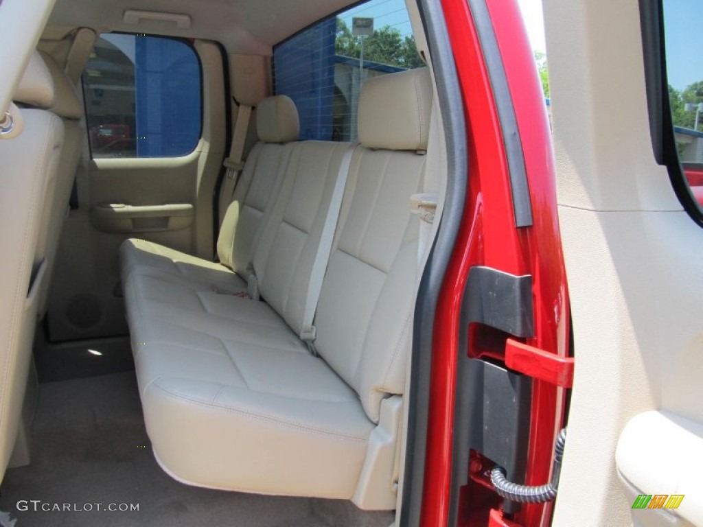 2013 Silverado 1500 LT Extended Cab 4x4 - Victory Red / Light Cashmere/Dark Cashmere photo #9