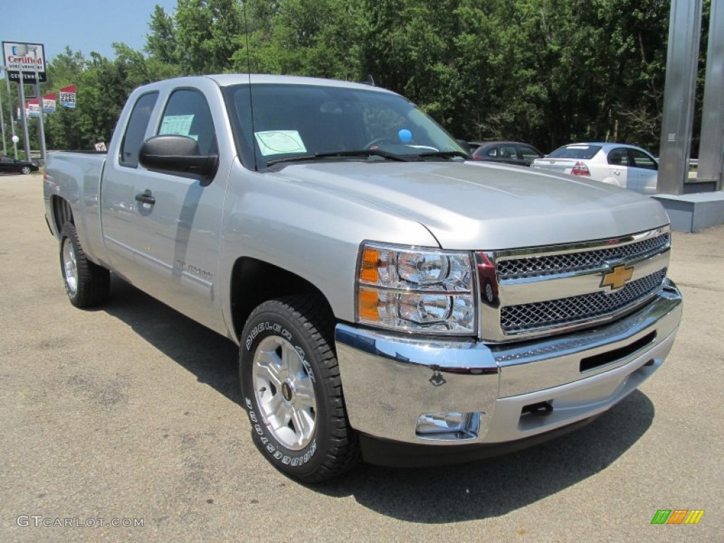 2013 Silverado 1500 LT Extended Cab 4x4 - Silver Ice Metallic / Ebony photo #5