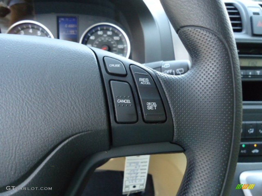 2010 CR-V LX AWD - Crystal Black Pearl / Ivory photo #15