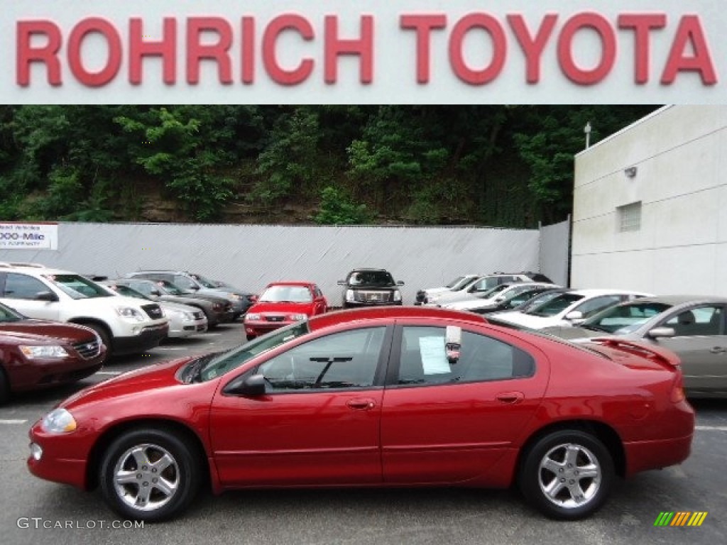 2004 Intrepid SXT - Inferno Red Tinted Pearl / Dark Slate Gray photo #1