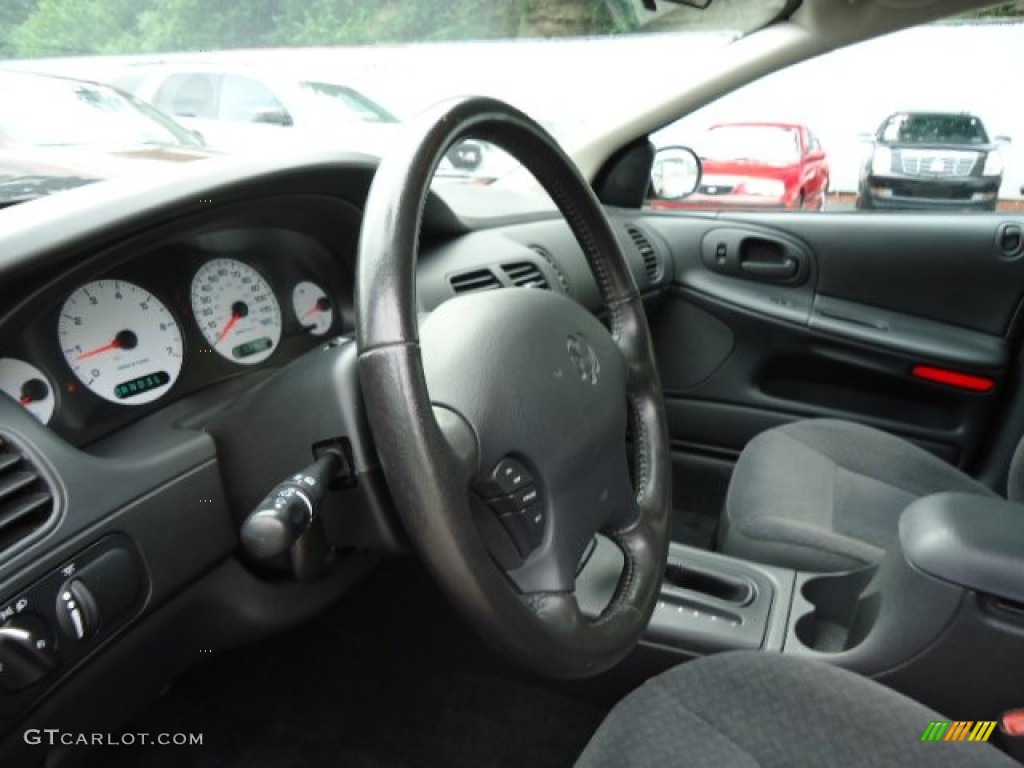 2004 Dodge Intrepid SXT Dark Slate Gray Steering Wheel Photo #67647502
