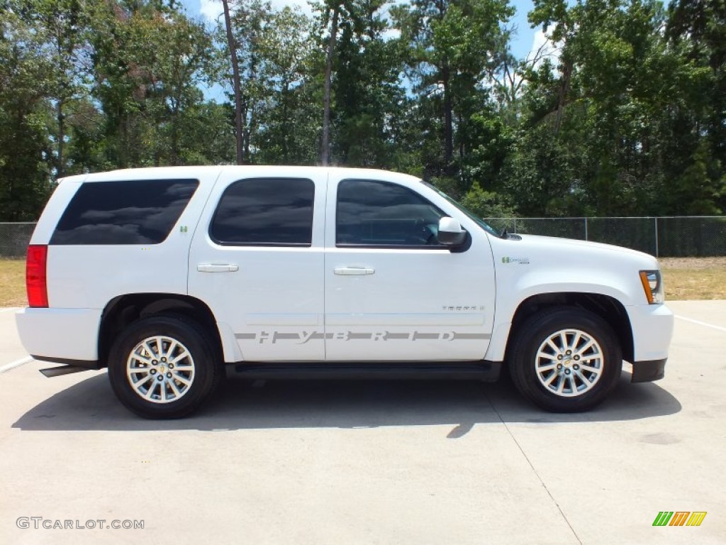 Summit White 2008 Chevrolet Tahoe Hybrid Exterior Photo #67647736