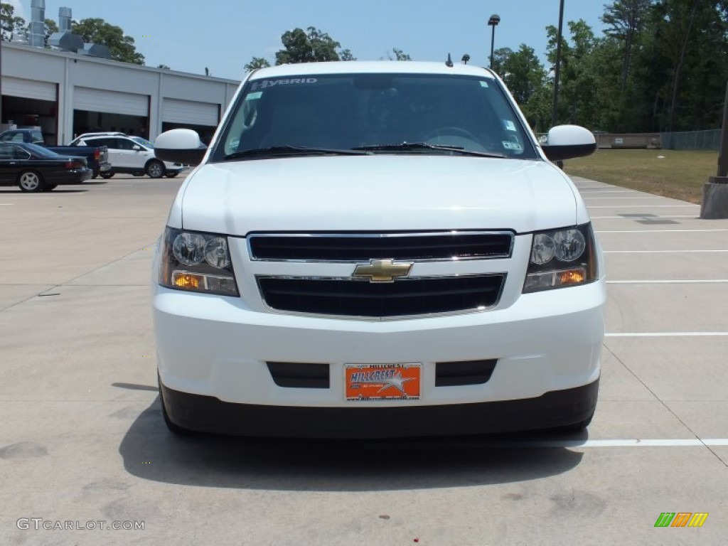 2008 Tahoe Hybrid - Summit White / Light Titanium/Dark Titanium photo #10