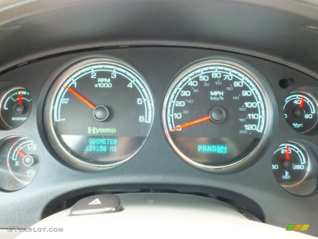 2008 Tahoe Hybrid - Summit White / Light Titanium/Dark Titanium photo #35