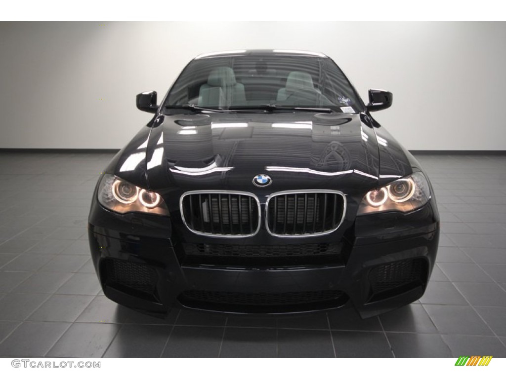 2012 X6 M  - Carbon Black Metallic / Silverstone II photo #6