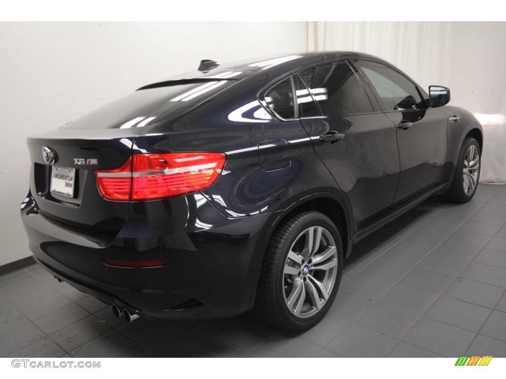 2012 X6 M  - Carbon Black Metallic / Silverstone II photo #11