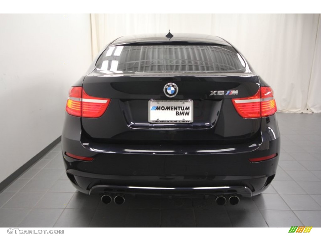 2012 X6 M  - Carbon Black Metallic / Silverstone II photo #12