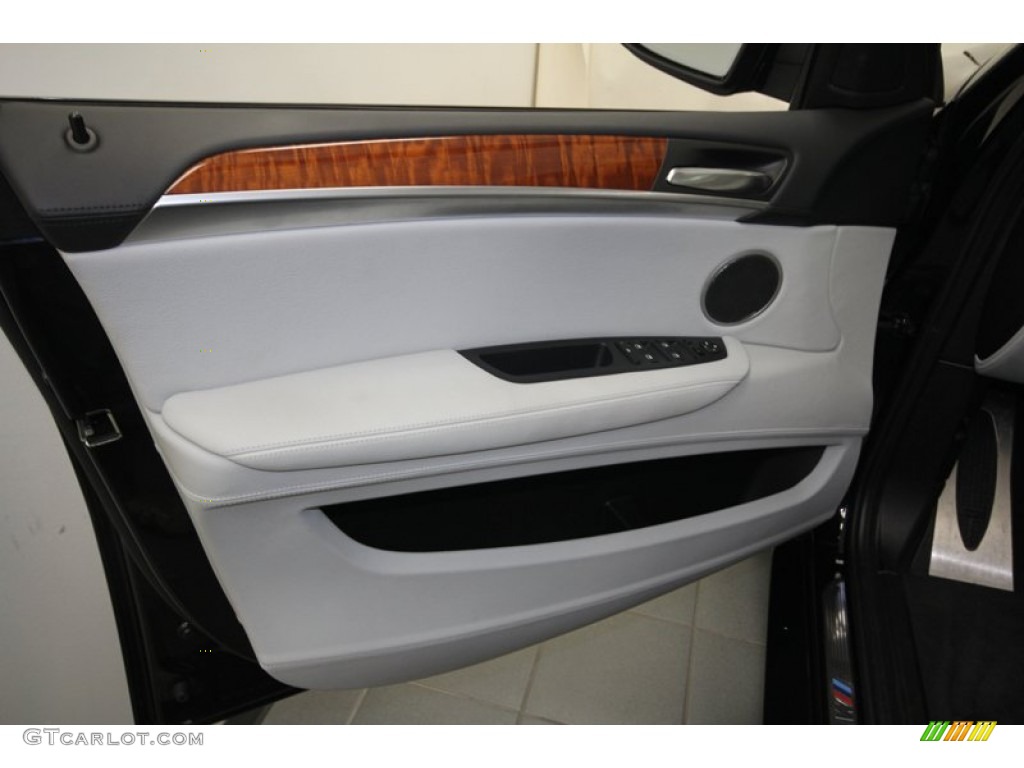 2012 X6 M  - Carbon Black Metallic / Silverstone II photo #15