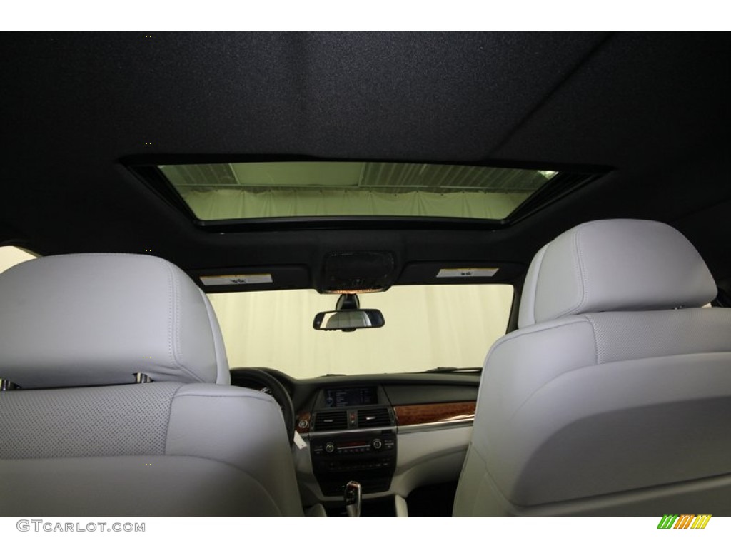 2012 X6 M  - Carbon Black Metallic / Silverstone II photo #30