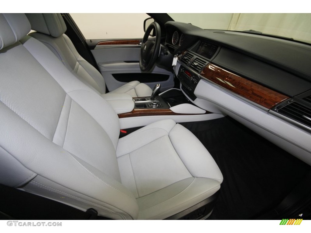 2012 X6 M  - Carbon Black Metallic / Silverstone II photo #37