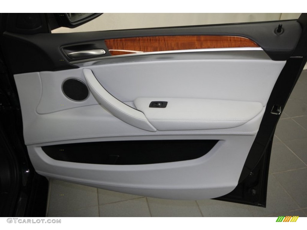 2012 X6 M  - Carbon Black Metallic / Silverstone II photo #39