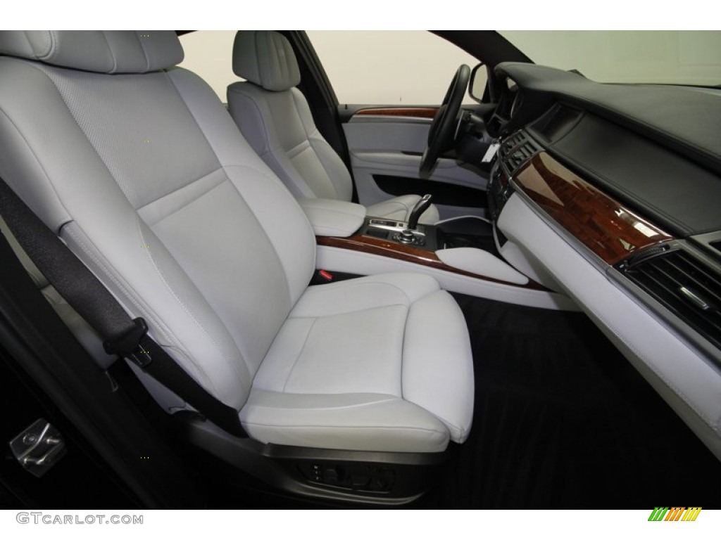 2012 X6 M  - Carbon Black Metallic / Silverstone II photo #40