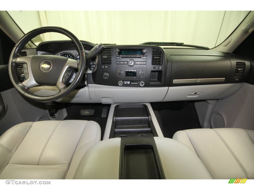 2007 Silverado 1500 LT Crew Cab 4x4 - Graystone Metallic / Light Titanium/Ebony Black photo #4