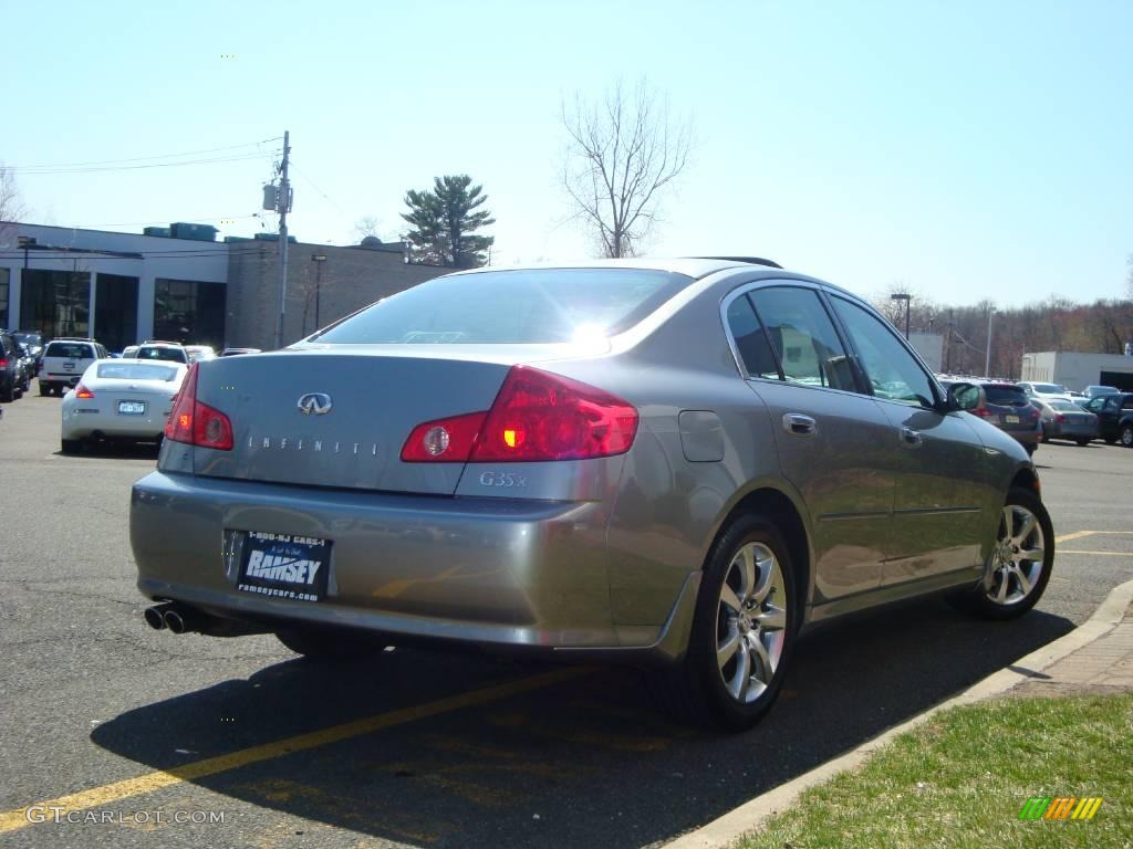 2006 G 35 x Sedan - Diamond Graphite Metallic / Graphite photo #8