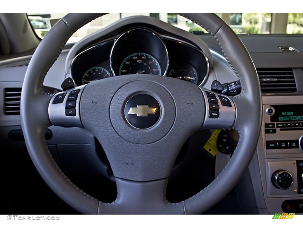 2009 Chevrolet Malibu LT Sedan Titanium Steering Wheel Photo #67653076