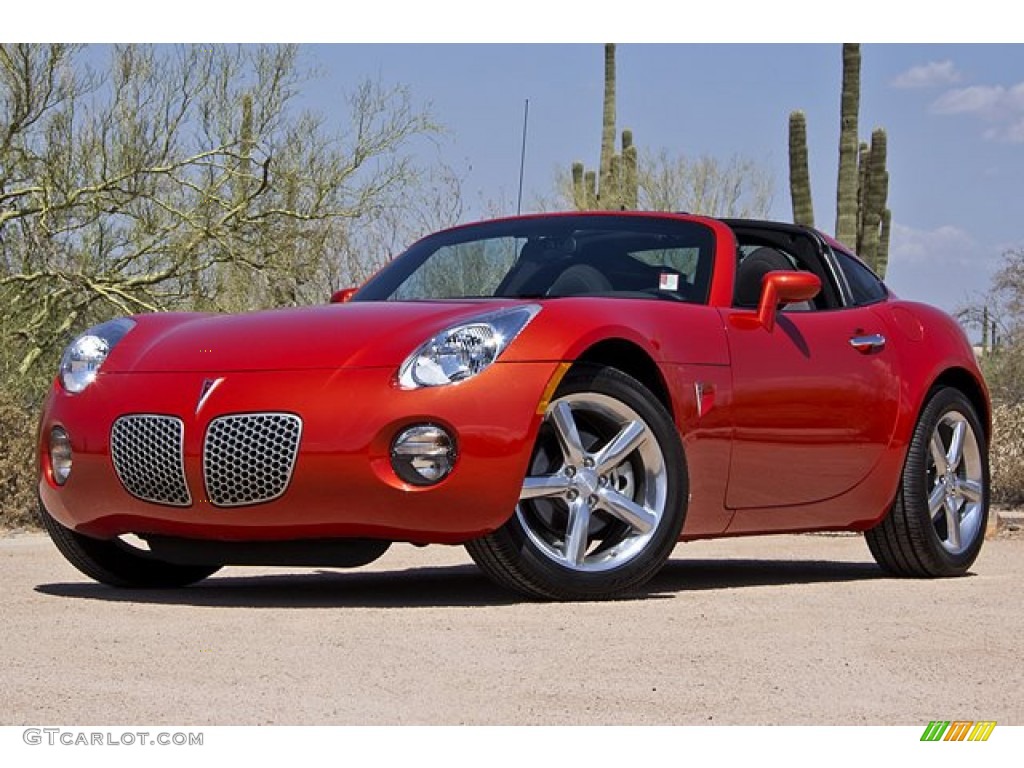 Brazen Orange Pontiac Solstice