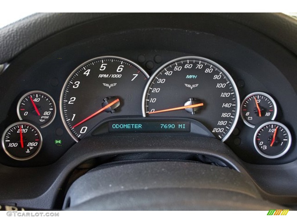 2007 Chevrolet Corvette Convertible Gauges Photo #67654360