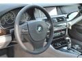 Everest Gray 2011 BMW 5 Series 535i Sedan Steering Wheel