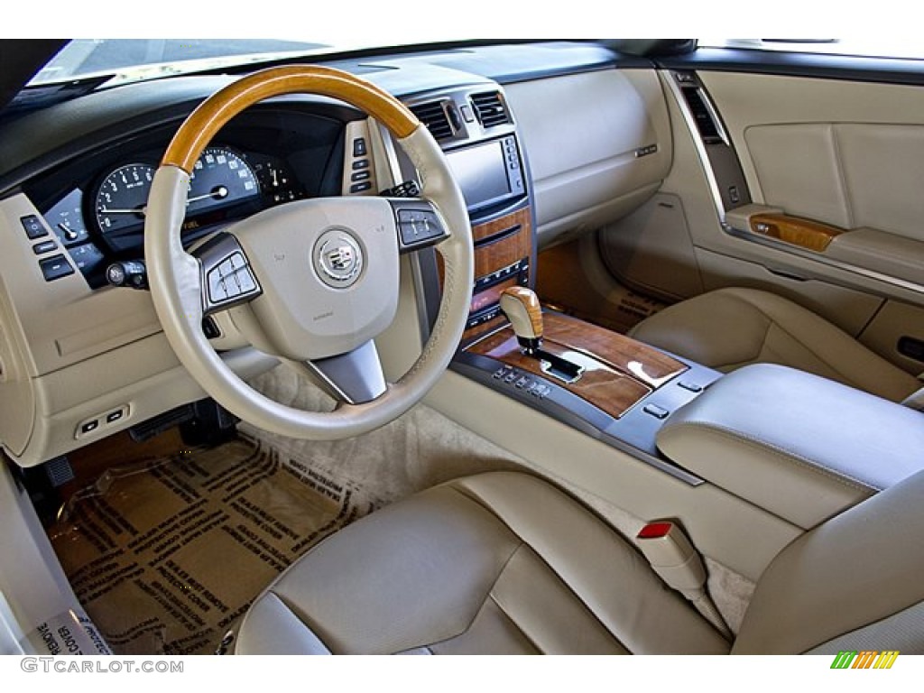 Cashmere/Ebony Interior 2008 Cadillac XLR Roadster Photo #67655134