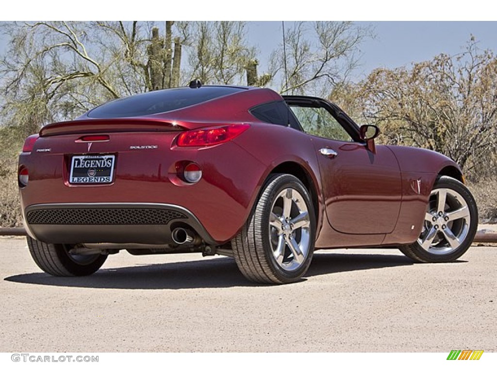 2009 Solstice Coupe - Wicked Ruby Red / Ebony photo #7